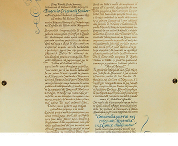 pergamene, quadri e biglietti artistici