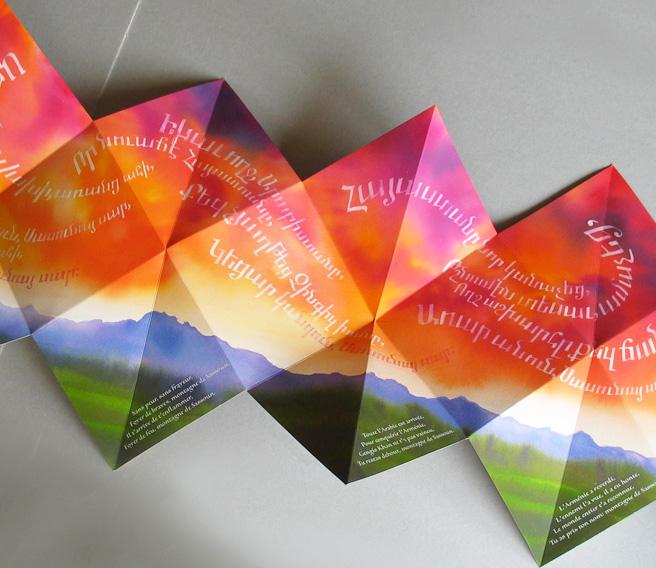 libro d'artista Sassoun